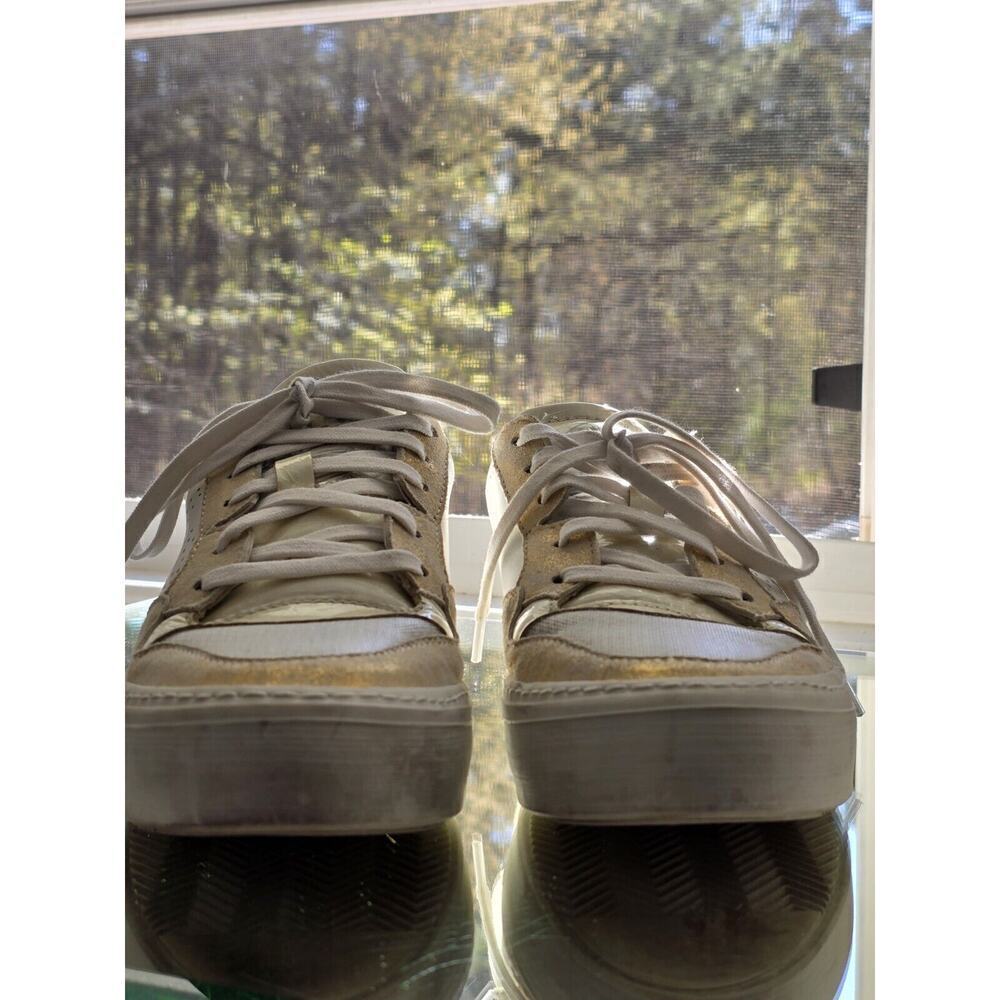 P448 Women's Sneakers Size Euro 38 US 7.5-8 White Low Top - Picture 2 of 8